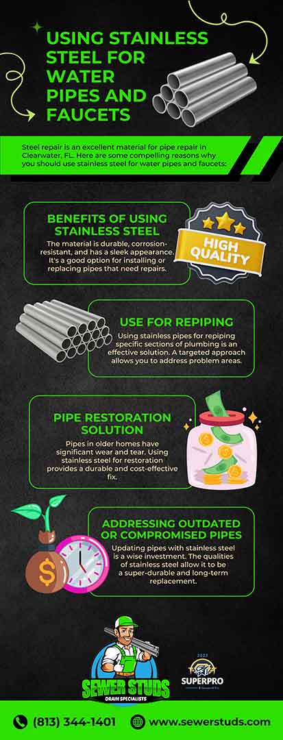 using stainless steel for water pipes and faucets